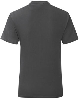 Fruit of the Loom Iconisch T-shirt voor heren (set van 5) (Licht Grafietgrijs) - maat XL Veelkleurig