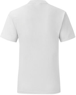 Fruit of the Loom Iconisch T-shirt voor heren (set van 5) (Wit) - maat 2XL