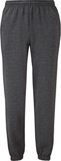 Fruit of the Loom joggingbroek donkergrijs/antraciet/dark heather grey voor volwassenen - Sportbroek/Trainingsbroek M (EU 50)