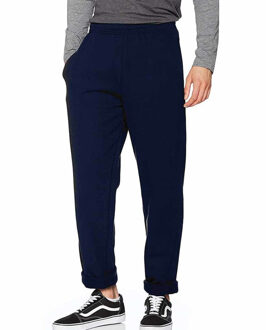 Fruit of the Loom Joggingbroek Fruit of the Loom donkerblauw/deep navy voor volwassenen straight/open leg - Sportbroek/Trainingsbroek - Kleding L