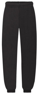 Fruit of the Loom Joggingbroek kinderen/kinderen klassiek elastisch manchet Zwart - 116