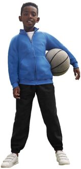 Fruit of the Loom Joggingbroek/sportbroek zwart voor kinderen 5-6 jaar (110/116)