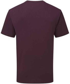 Fruit of the Loom Katoenen uniseks T-shirt voor volwassenen (Donkere Pruim) Paars - M