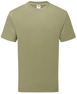 Fruit of the Loom Katoenen uniseks T-shirt voor volwassenen (Klassieke Olijf) - maat L Groen