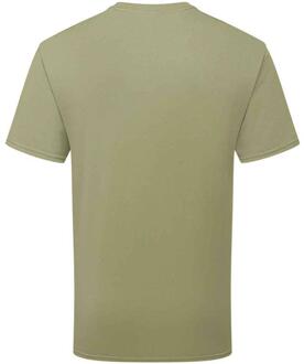 Fruit of the Loom Katoenen uniseks T-shirt voor volwassenen (Klassieke Olijf) - maat S Groen