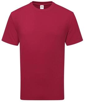 Fruit of the Loom Katoenen uniseks T-shirt voor volwassenen (Veenbes) - maat 2XL Bessenrood