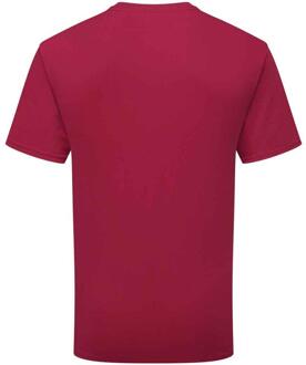 Fruit of the Loom Katoenen uniseks T-shirt voor volwassenen (Veenbes) - maat XL Bessenrood