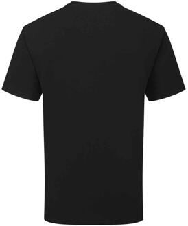 Fruit of the Loom Katoenen uniseks T-shirt voor volwassenen (Zwart) - maat 3XL