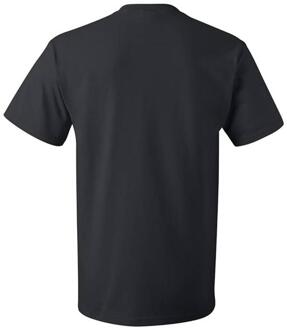 Fruit of the Loom Katoenen uniseks T-shirt voor volwassenen (Zwart) - maat