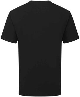 Fruit of the Loom Katoenen uniseks T-shirt voor volwassenen (Zwart)