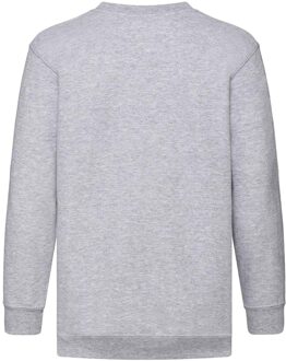 Fruit of the Loom Kids / Kinderen Klassieke Drop Schouder Sweatshirt (Heide Grijs) - maat 12-13J / 152-158cm