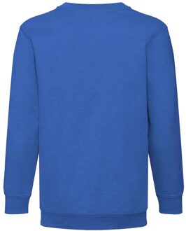 Fruit of the Loom Kids / Kinderen Klassieke Drop Schouder Sweatshirt (Koningsblauw) - maat 12-13J / 152-158cm