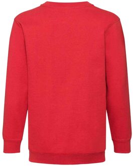 Fruit of the Loom Kids / Kinderen Klassieke Drop Schouder Sweatshirt (Rood) - maat 3-4J / 98-104cm