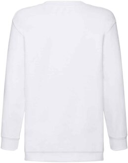Fruit of the Loom Kids / Kinderen Klassieke Drop Schouder Sweatshirt (Wit) - maat 7-8J / 122-128cm