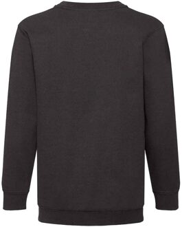 Fruit of the Loom Kids / Kinderen Klassieke Drop Schouder Sweatshirt (Zwart) - maat 3-4J / 98-104cm