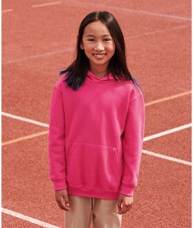 Fruit of the Loom Kids Unisex Classic 80/20 Hoodie (Paars) - maat 5-6J / 110-116cm