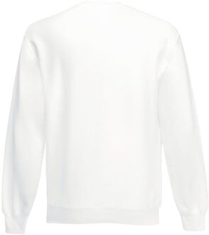 Fruit of the Loom Kids Unisex Klassieke 80/20 set-in Sweater (2 stuks) (Wit) - 3-4J / 98-104cm