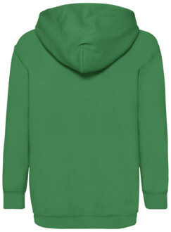 Fruit of the Loom Kinder/kids classic 260 hoodie - maat 152/158 Groen