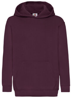 Fruit of the Loom Kinder/kids classic 260 hoodie Rood - 140/146