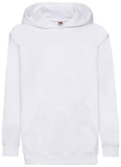 Fruit of the Loom Kinder/kids classic 260 hoodie Wit - 116