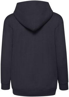 Fruit of the Loom Kinder/Kids Classic Full Zip Hoodie (Deep Navy) - maat 5-6J / 110-116cm Blauw