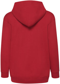 Fruit of the Loom Kinder/Kids Classic Full Zip Hoodie (Rood) - 12-13J / 152-158cm