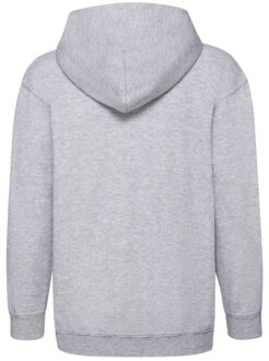 Fruit of the Loom Kinder/kids classic heather full zip hoodie Grijs - 116