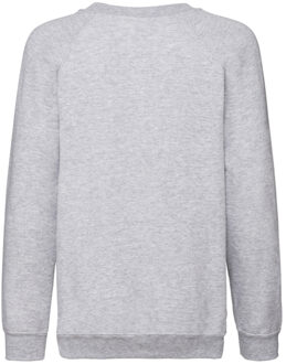 Fruit of the Loom Kinder/kids klassiek heather raglan sweatshirt Grijs