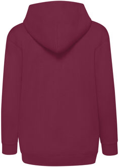 Fruit of the Loom Kinder/kids klassiek jasje met capuchon Bourgogne