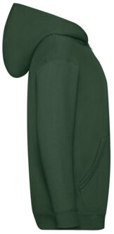 Fruit of the Loom Kinder/kids klassiek jasje met capuchon Groen - 116