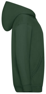 Fruit of the Loom Kinder/kids klassiek jasje met capuchon Groen - 128