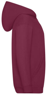 Fruit of the Loom Kinder/kids klassiek jasje met capuchon - maat 116 Rood