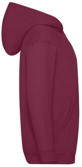 Fruit of the Loom Kinder/kids klassiek jasje met capuchon - maat 140/146 Rood