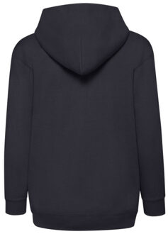 Fruit of the Loom Kinder/kids klassiek jasje met capuchon - maat 140 Blauw