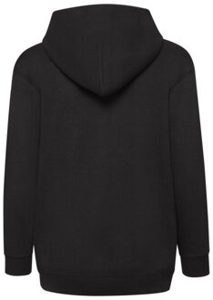 Fruit of the Loom Kinder/kids klassiek jasje met capuchon - maat 164/170 Zwart