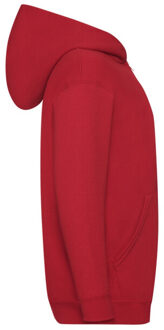 Fruit of the Loom Kinder/kids klassiek jasje met capuchon Rood - 116