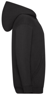 Fruit of the Loom Kinder/kids klassiek jasje met capuchon Zwart - 116