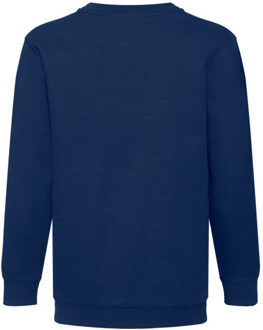 Fruit of the Loom Kinder/kids klassiek sweatshirt met inzet Blauw - 152/158