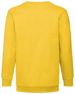 Fruit of the Loom Kinder/kids klassiek sweatshirt met inzet Geel