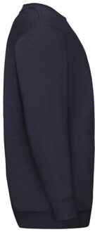Fruit of the Loom Kinder/kids klassiek sweatshirt met inzet - maat 128 Blauw