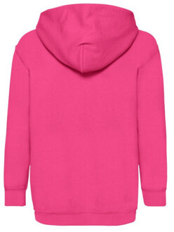 Fruit of the Loom Kinder/kids klassieke hoodie - maat 116 Roze