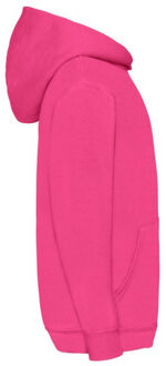 Fruit of the Loom Kinder/kids klassieke hoodie - maat 128 Roze