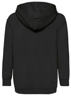 Fruit of the Loom Kinder/kids klassieke hoodie - maat 140/146 Zwart