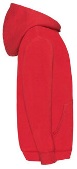 Fruit of the Loom Kinder/kids klassieke hoodie Rood - 152/158