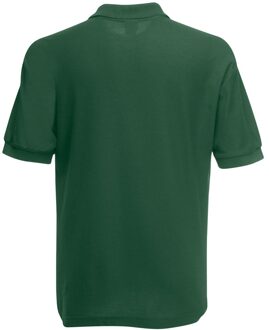 Fruit of the Loom Kinder/Kids Piqué Poloshirt met Korte Mouwen (Bottle Groen)