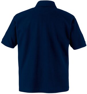 Fruit of the Loom Kinder/Kids Piqué Poloshirt met Korte Mouwen (Donker Marine) - maat 12-13J / 152-158cm Blauw
