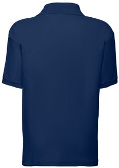 Fruit of the Loom Kinder/Kids Piqué Poloshirt met Korte Mouwen (Marine) Navy - 14-15J / 164-170cm
