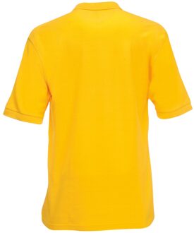 Fruit of the Loom Kinder/Kids Piqué Poloshirt met Korte Mouwen (Zonnebloem Geel) - maat 14-15J / 164-170cm