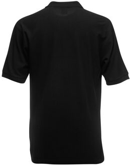 Fruit of the Loom Kinder/Kids Piqué Poloshirt met Korte Mouwen (Zwart)