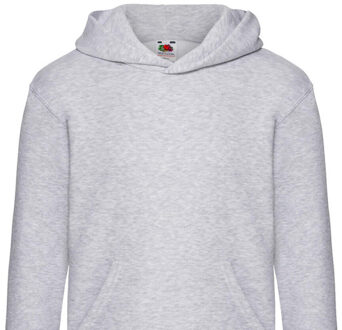 Fruit of the Loom Kinder/kids premium effen hoodie Grijs - 116